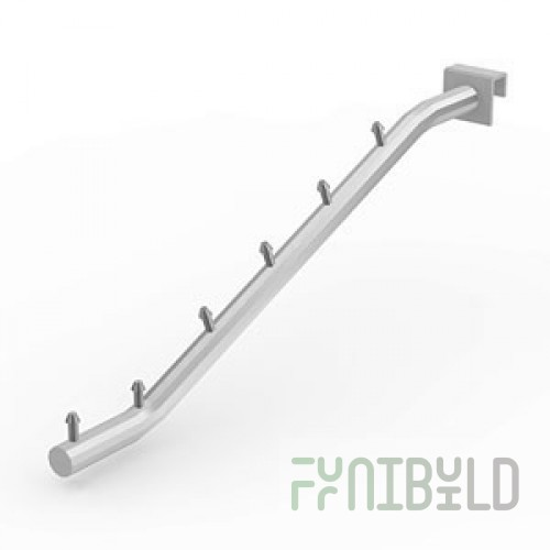 433 C15 d-19 - Inclined bracket for rectangular pipe