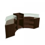 NES.0015 - Semicircular reception with glass counter