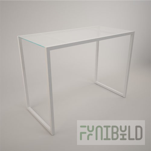 Demonstration table (Frosted glass)
