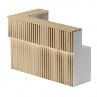 Craft Neo Fluted Front Desk — 5 Two-Tone Combos
