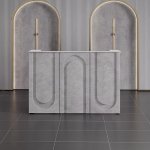 Athena Sculpted Reception Desk
