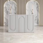 Athena Sculpted Reception Desk