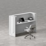Athena Sculpted Reception Desk