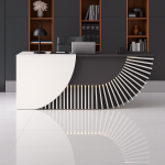 Minimalist Office Desk with Storage Cubby System