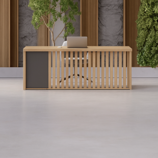 Minimalist Office Desk with Storage — Furnibuild Series