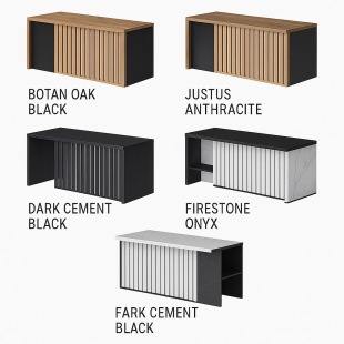 Minimalist Office Desk with Storage — Furnibuild Series