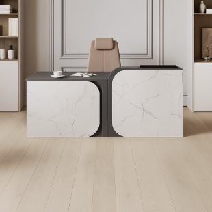Minimalist Office Desk with Storage — Furnibuild Series