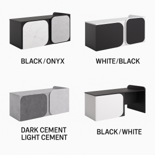 Minimalist Office Desk with Storage — Furnibuild Series
