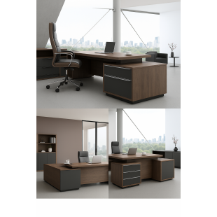 City Class Executive Desk – Premium L-Shaped Office Workstation