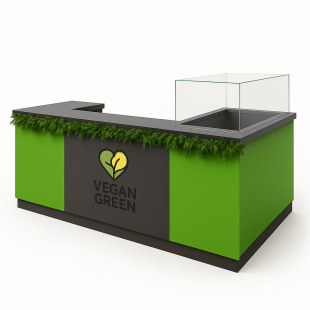 Fast-Casual Restaurant Fit-Out – “Kannam” Booth & Counter Package