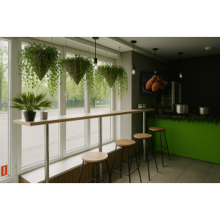 Fast-Casual Restaurant Fit-Out – “Kannam” Booth & Counter Package