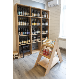 Hudson Tap Bar Counter — Pine Plank Edition