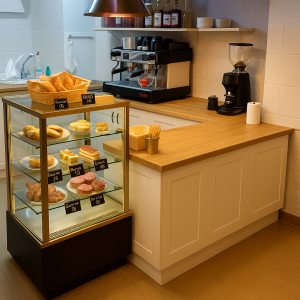 Queens Bakery Barista Counter — Shaker Style L-Unit