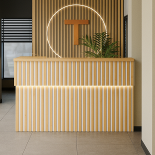 Craft Neo Fluted Front Desk — 5 Two-Tone Combos