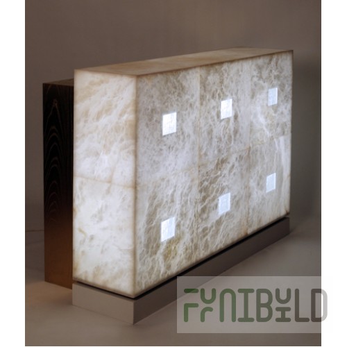 Atelier Alain Ellouze bar counter for beer shop bar and restaurant