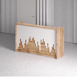 Mozart Front Desk – Sleek Customizable Counter
