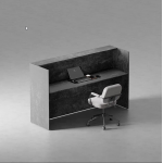 Mozart Front Desk – Sleek Customizable Counter