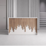 Mozart Front Desk – Sleek Customizable Counter