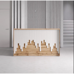 Mozart Front Desk – Sleek Customizable Counter