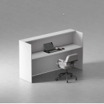 Mozart Front Desk – Sleek Customizable Counter