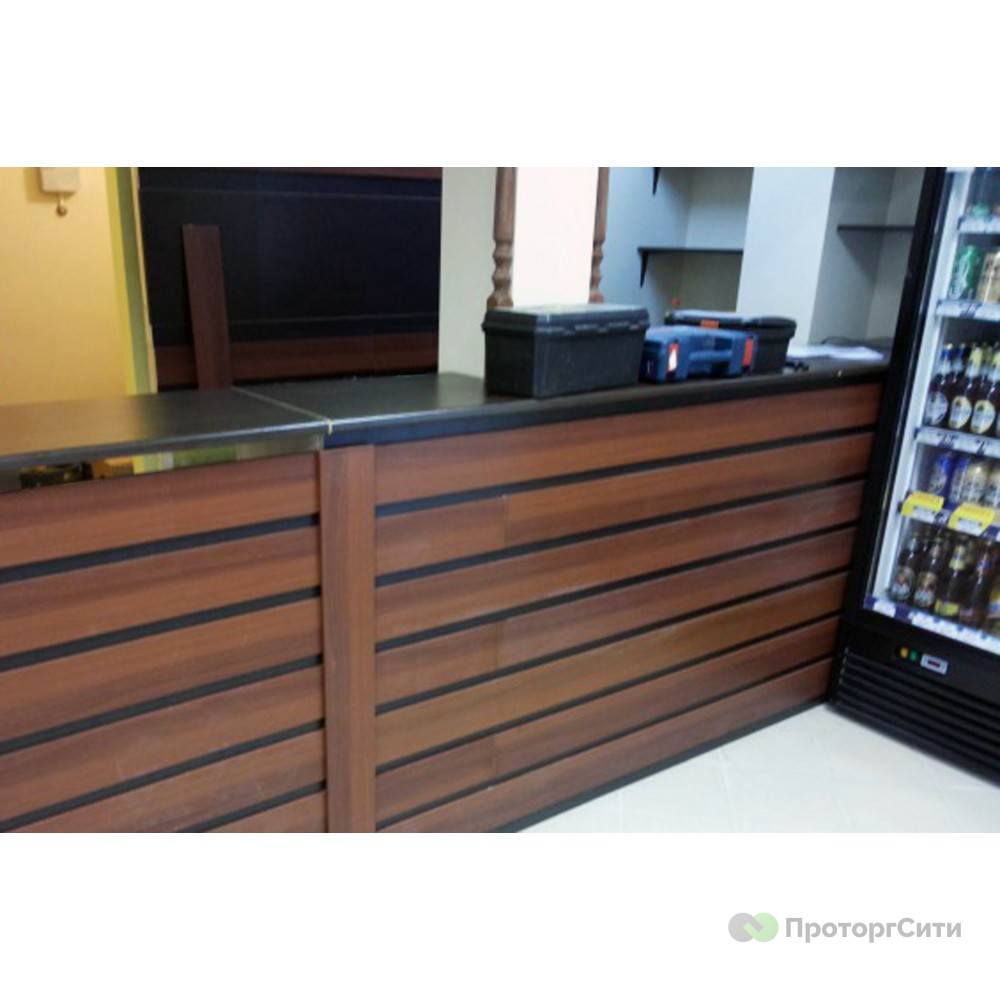 Bar counter Coffee log cabin for beer shop, bar and restaurant
