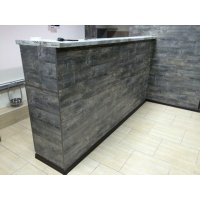 Marble parquet bar counter for beer shop bar and restaurant
