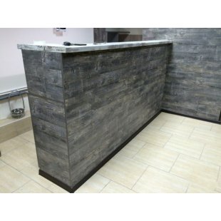 Marble parquet bar counter for beer shop bar and restaurant