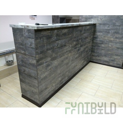 Marble parquet bar counter for beer shop bar and restaurant