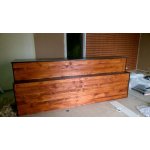 Parquet board bar counter for beer shop, bar and restaurant