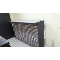Bar counter brick wall of freedom