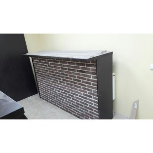 Bar counter brick wall of freedom