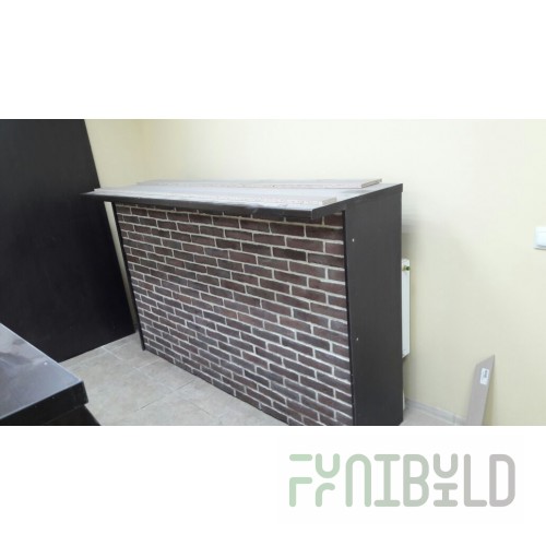 Bar counter brick wall of freedom