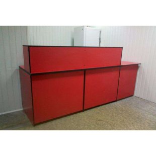 Bar counter red party table for beer shop bar and restaurant