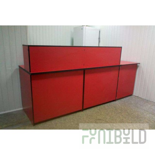 Bar counter red party table for beer shop bar and restaurant