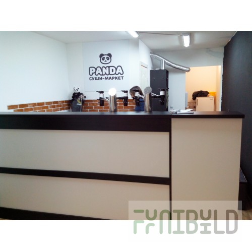 Bird's milk bar counter for beer shop, bar and restaurant