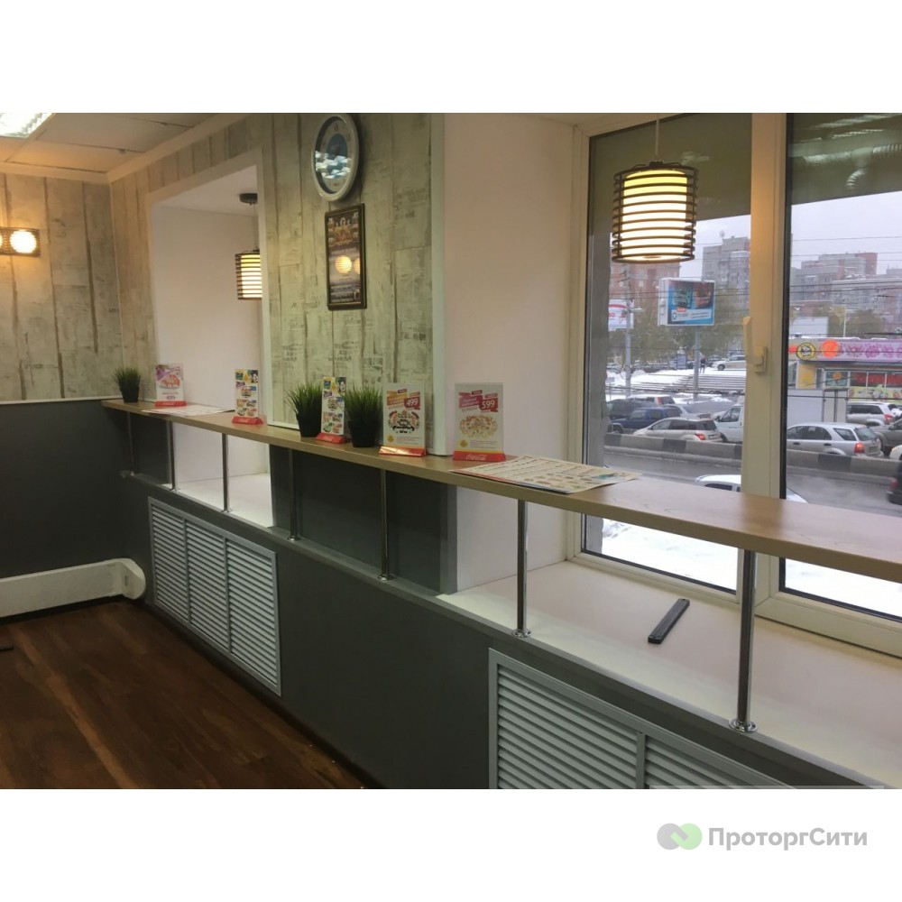 Bar counter light mood with tables included