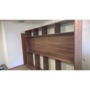 False panel standard shelving for a live beer store