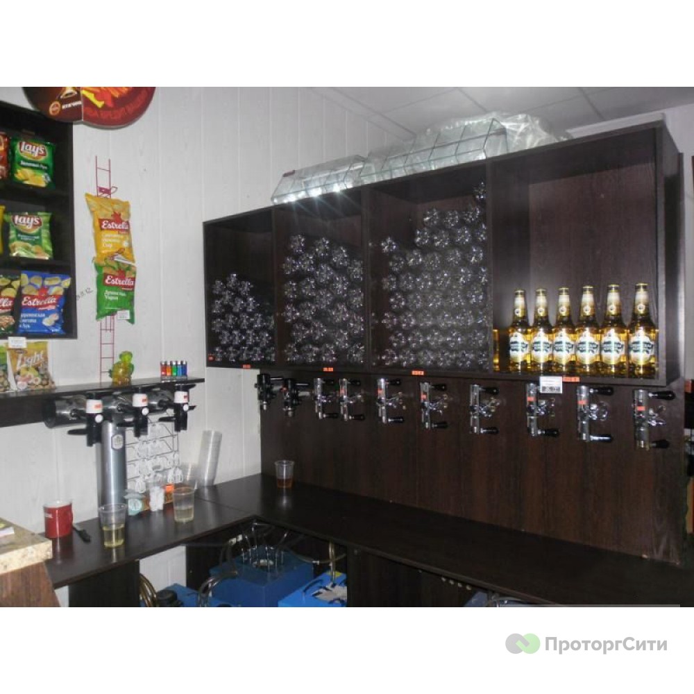 Shelf Wall USSR for the shop of live beer