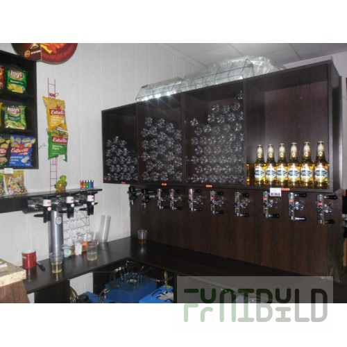 Shelf Wall USSR for the shop of live beer