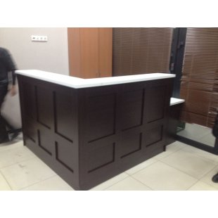 Reception Desk Coffee Tile Corner