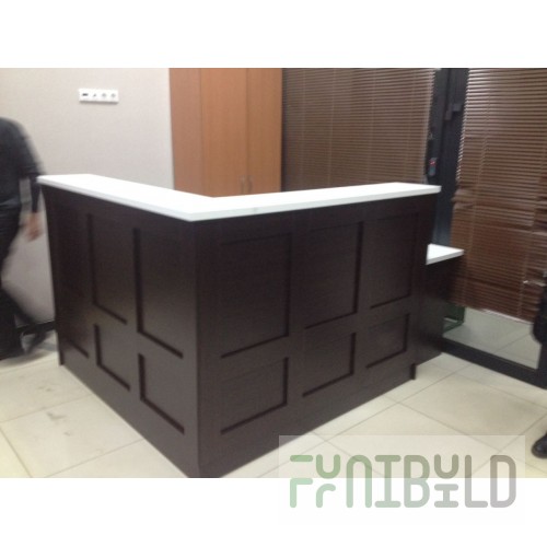 Reception Desk Coffee Tile Corner