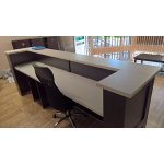 Reception Desk Coffee Tile Corner