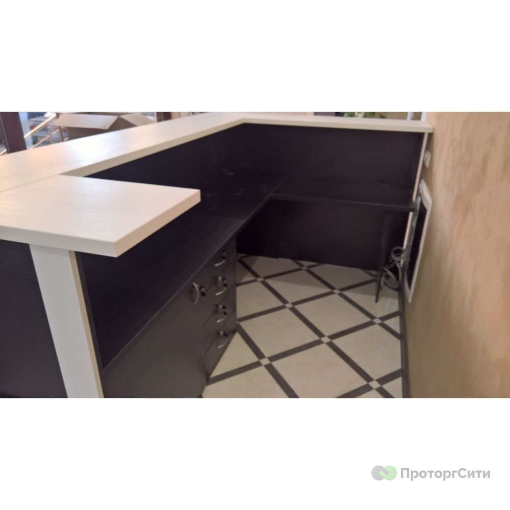 Corner reception desk Square