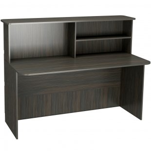 Reception desk Wenge compact