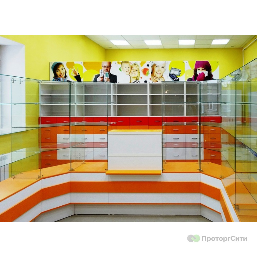 Furniture "Batin" for a pharmacy