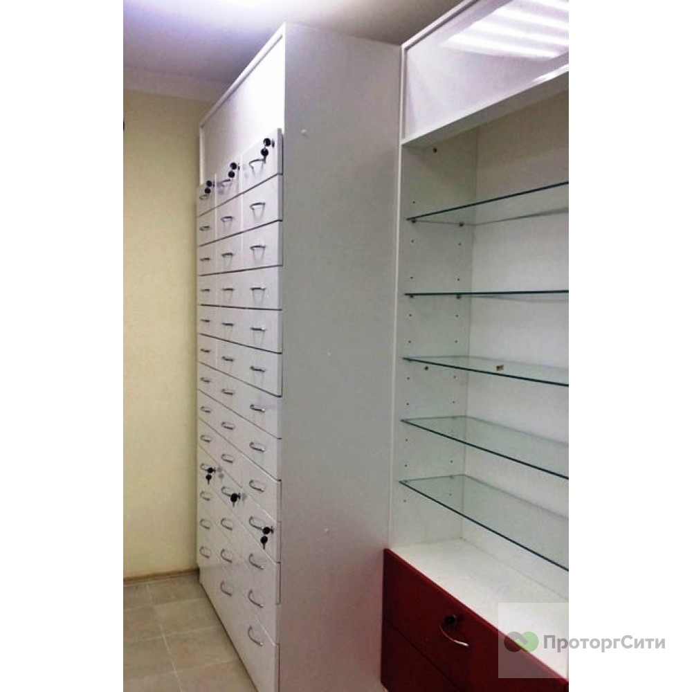 Furniture "Belon" for a pharmacy