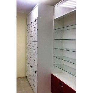 Furniture "Belon" for a pharmacy