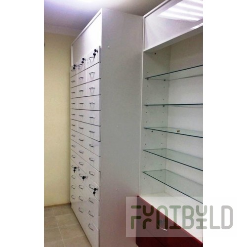 Furniture "Belon" for a pharmacy