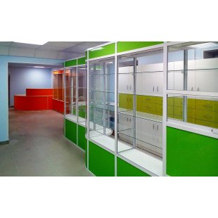 Furniture "Fluxus" for a pharmacy