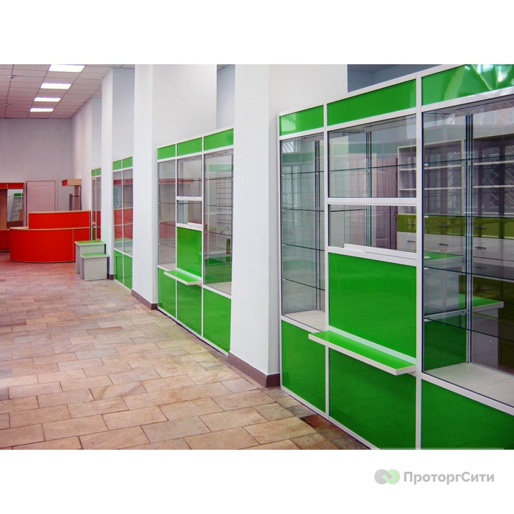 Furniture "Fluxus" for a pharmacy